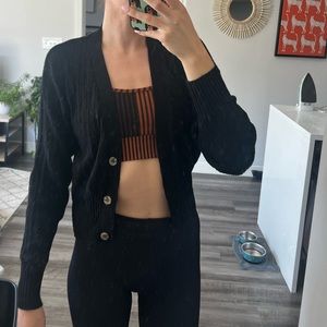 Cropped cardigan